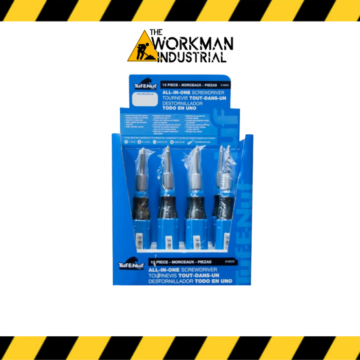 13-Piece All-in-1 Multi-Bit Screwdriver – Quick Change
