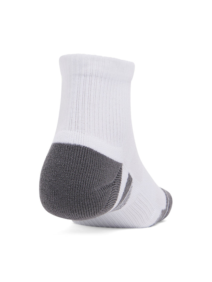 Calcetín unisex Under Armour performance tech low pack de 3 blanco
