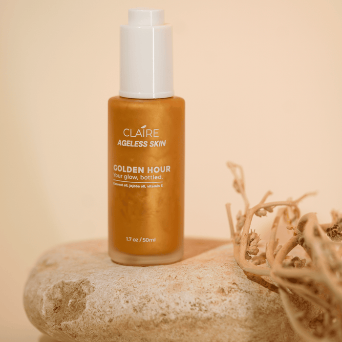 Claire Golden-Hour Shimmering Oil-Gold 50Ml