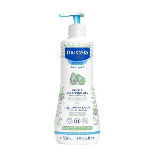 Mustela 2 in 1 Gentle Cleansing Gel Hair and Body 500Ml