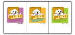 PAPER RUSSELLS - BICHON FRISE IN SUITCASE BOX NOTES features a cheerful white Bichon Frise in a yellow suitcase on a pink background—perfect eco-friendly stationery from PAPER RUSSELLS. "Bichon Frise" appears below the charming illustration.