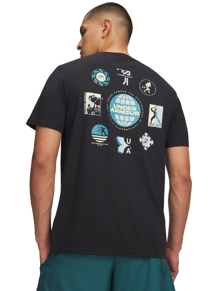 UA M All Sports SS Polera Manga Corta negro para hombre