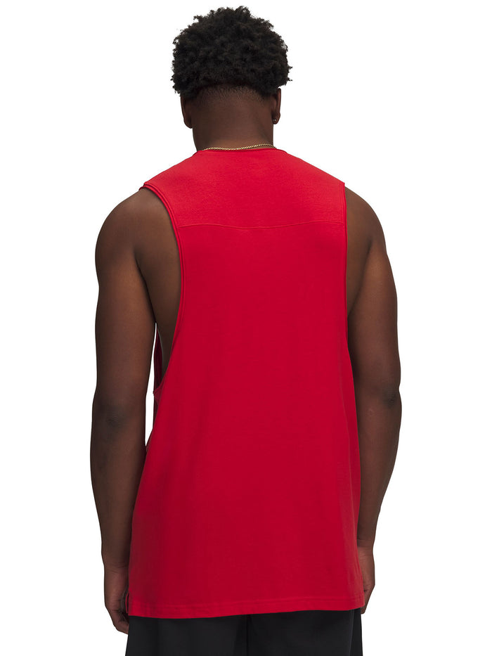 UA Hoops Training Tank Polera Sin Mangas rojo para hombre