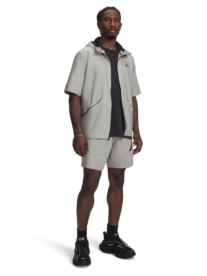 UA Unstoppable Woven Short gris para hombre