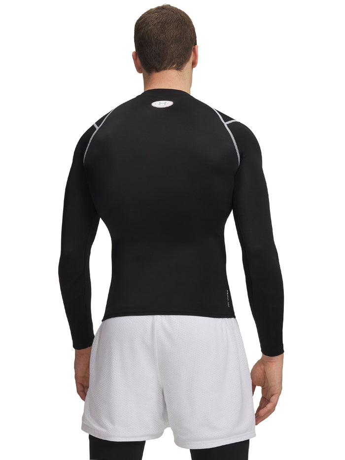 UA HG Elite Comp LS Primera Capa Superior Negro para Hombre