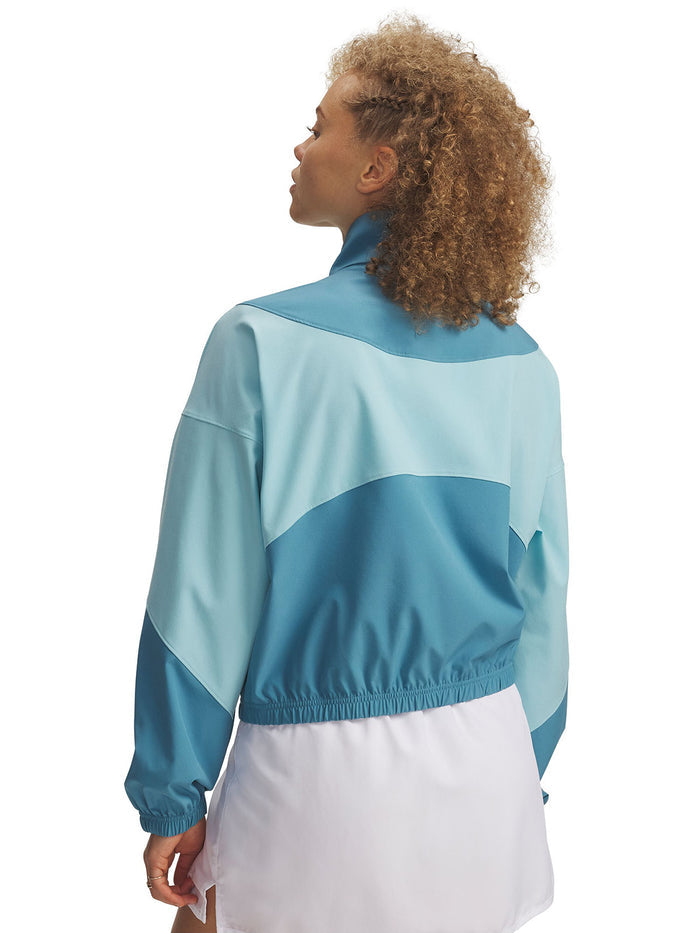 UA Rival Woven Chaqueta azul para mujer