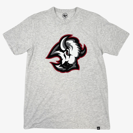 '47 Brand Buffalo Sabres Alternate Logo Gray Franklin T-Shirt