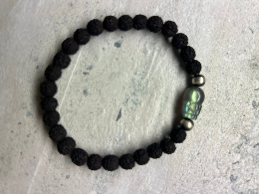 .925 Rudraksha Labradorite Bracelet 553