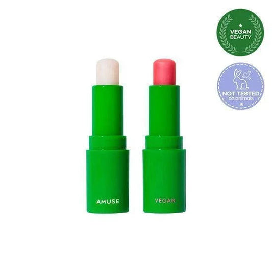[AMUSE] Vegan Green Lip Balm (2 Types) 3.5g - Ballagrio