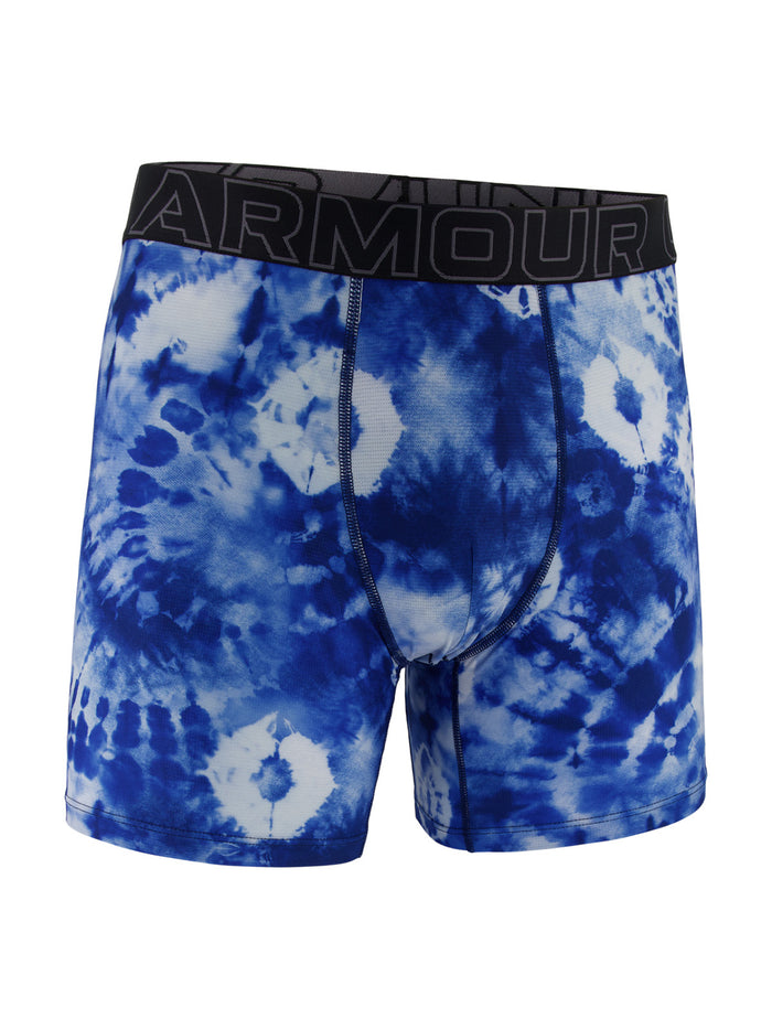Boxer UA Performance Tech Mesh 6" gris para hombre