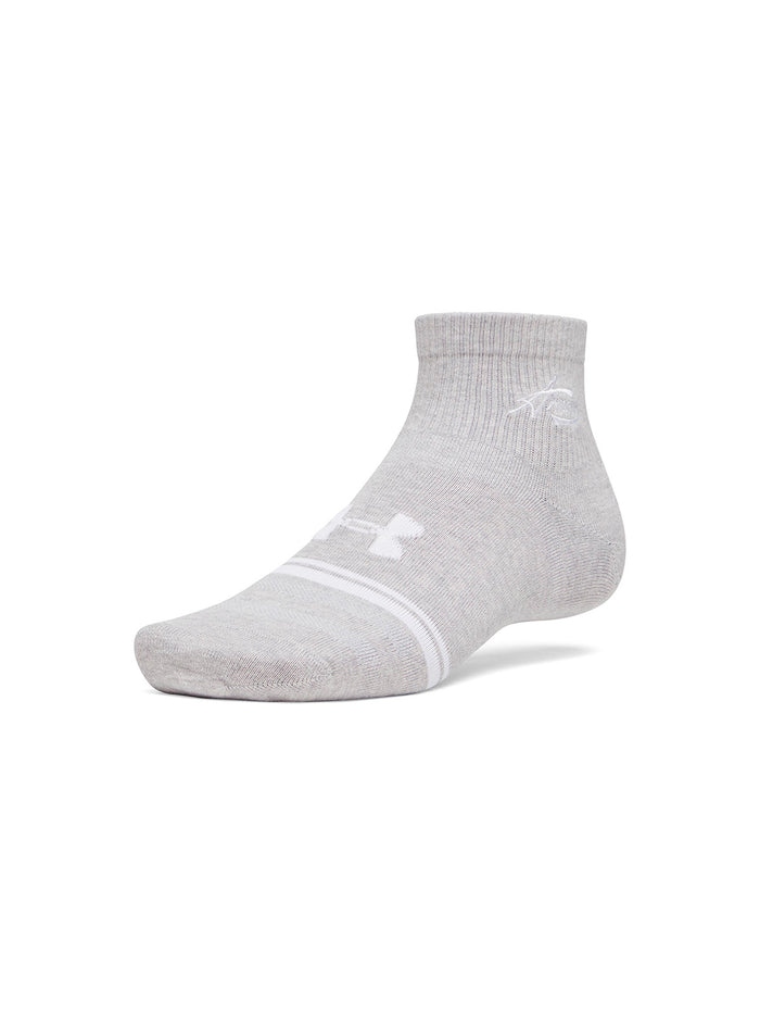 Calcetín UA Sportstyle Cotton 3-Pack gris unisex