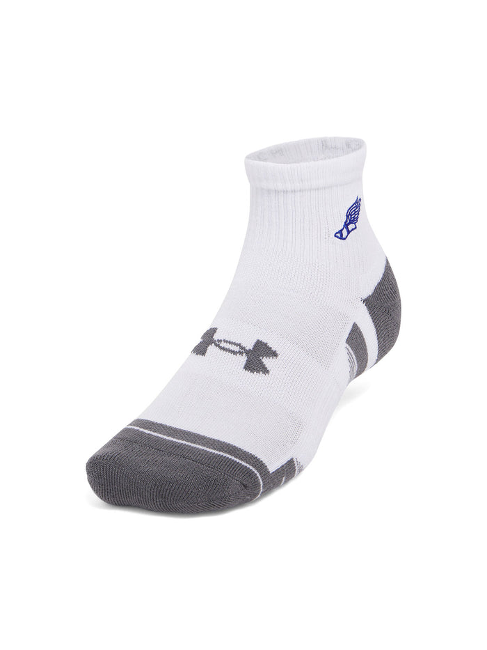 Calcetín unisex Under Armour performance tech low pack de 3 blanco