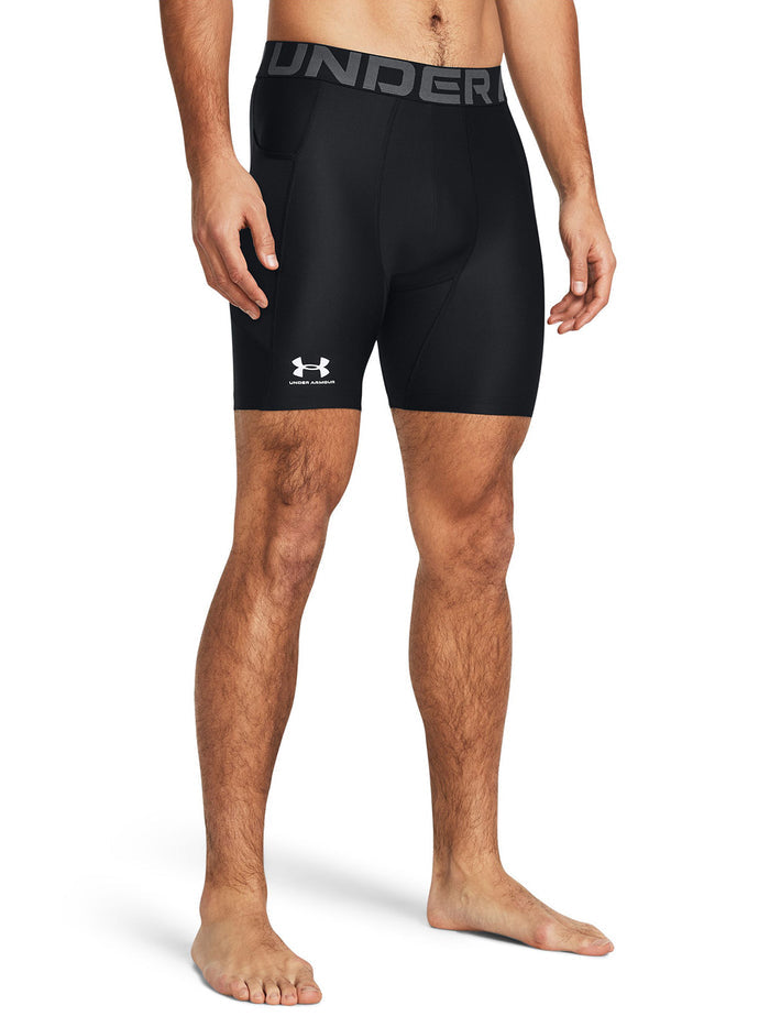 UA HeatGear Armour Short Calza corta negro para hombre