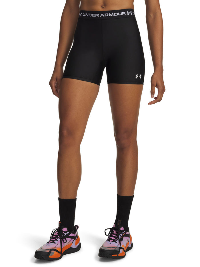 UA HeatGear Middy Short negro para mujer
