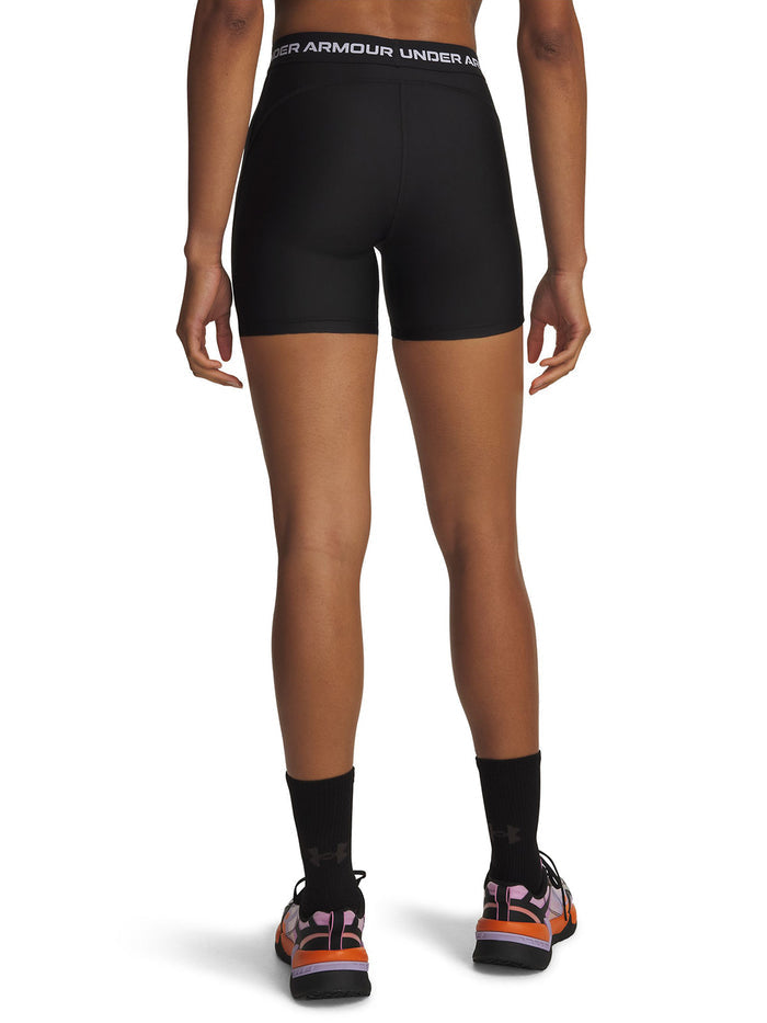 UA HeatGear Middy Short negro para mujer