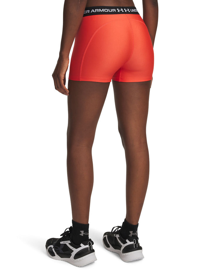 UA HeatGear Shorty Calza rojo para mujer