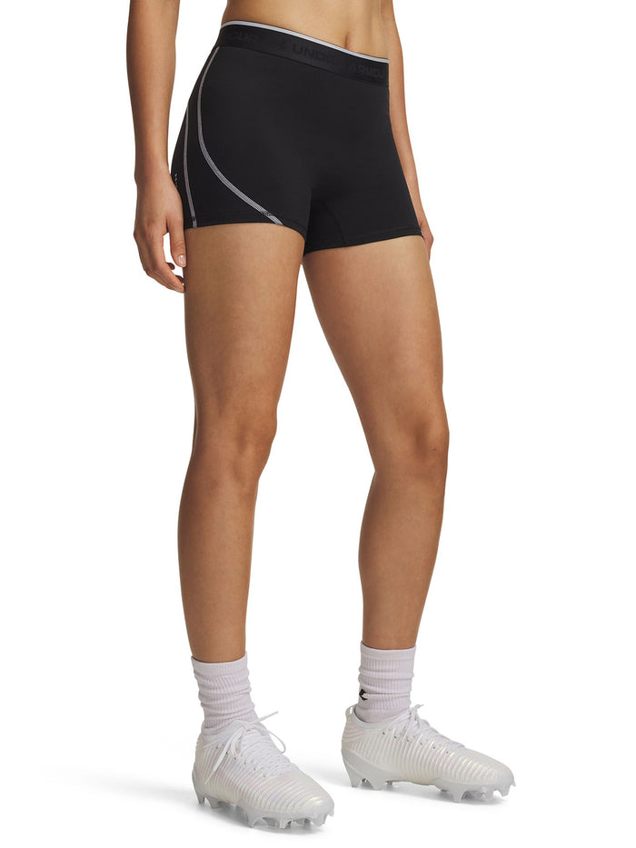 UA HeatGear Elite Shorty Calza negro para mujer