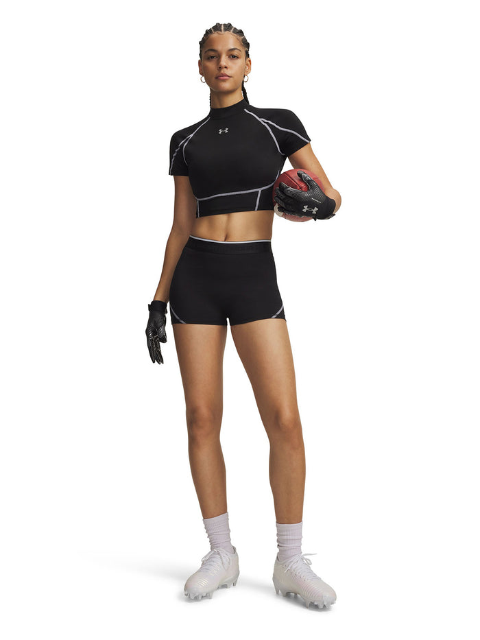 UA HeatGear Elite Shorty Calza negro para mujer