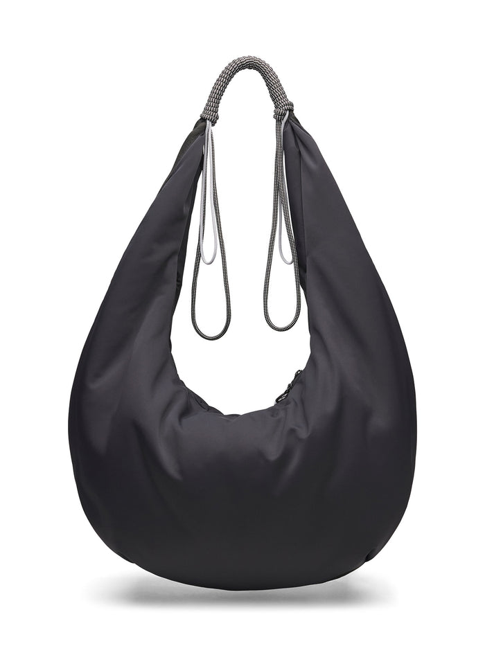 Cartera UA Studio Cinch Crescent negro para mujer