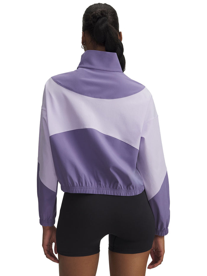 UA Rival Woven Chaqueta morado para mujer