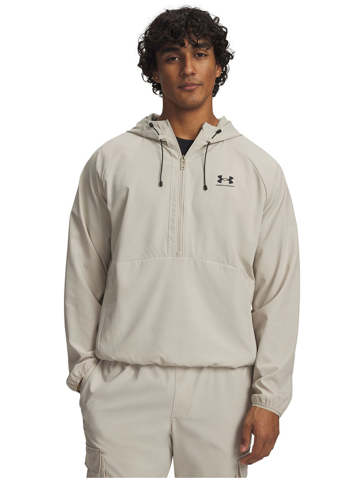 Chaqueta UA Vibe Woven Anorak café para hombre