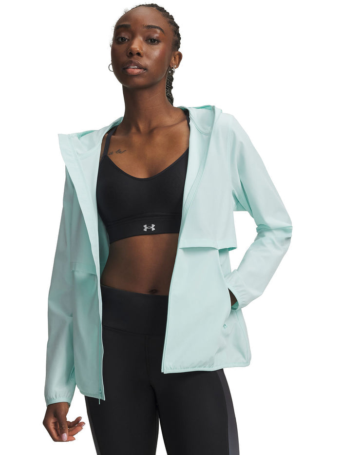 UA Velociti Pro Storm Chaqueta verde para mujer