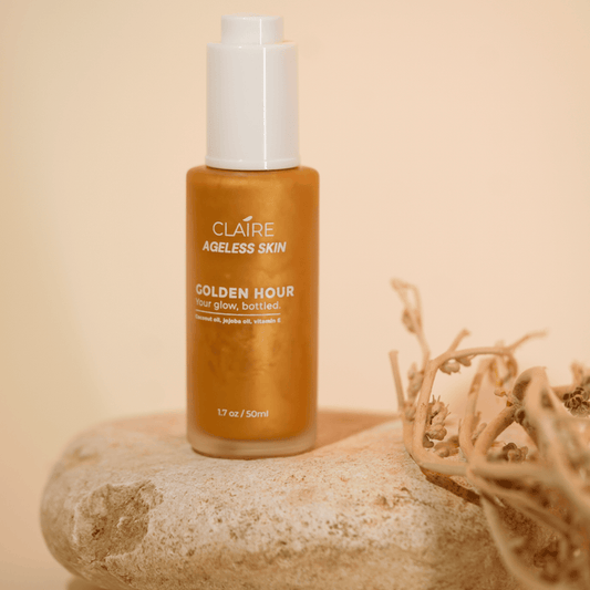 Claire Golden-Hour Shimmering Oil-Gold 50Ml