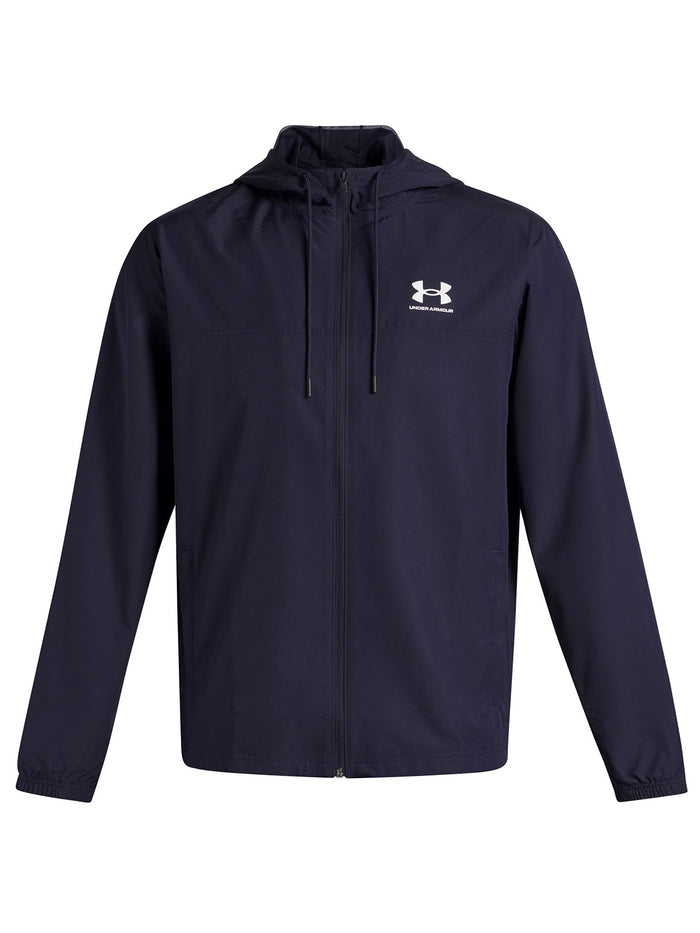 UA Rival Woven Windbreaker Cortaviento azul para hombre