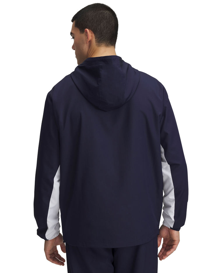 UA Rival Woven Windbreaker Cortaviento azul para hombre