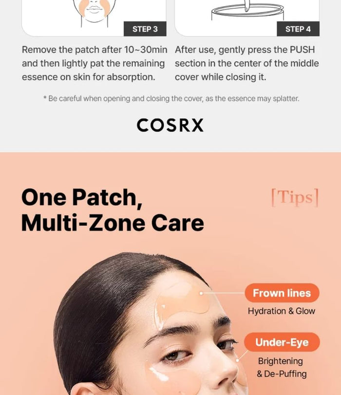 Cosrx 5 PDRN Collagen Vitalizing Hydrogel Eye Patch 60ea 85g