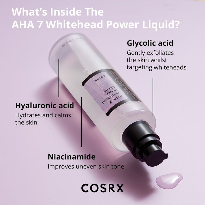 COSRX AHA 7 Whitehead Power Liquid 100ml | GlamTouch UK