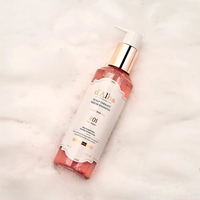 [d'Alba] Professional Repairing Scalp Therapy Serum Shampoo Rose Freesia 275ml - Ballagrio