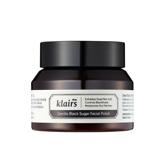 Dear, Klairs - Gentle Black Sugar Facial Polish 110g | GlamTouch UK