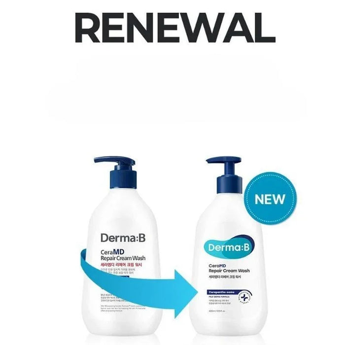 [Derma B] CeraMD Repair Cream Wash 400ml