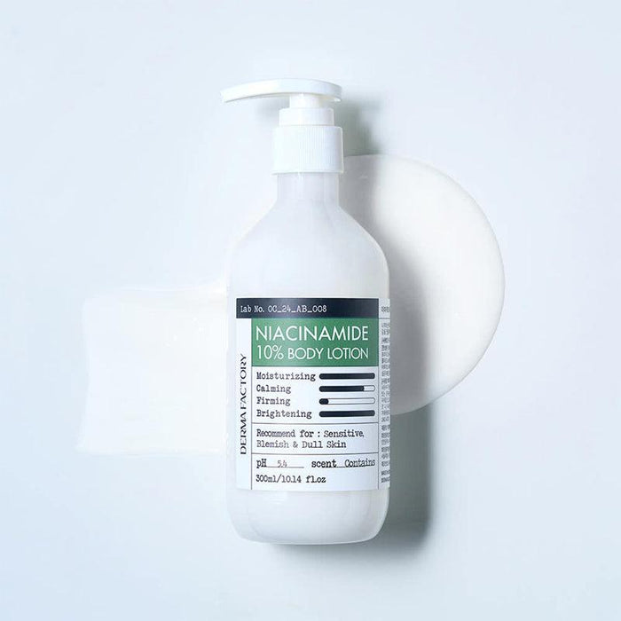 [DERMA FACTORY] Niacinamide 10% Body Lotion 300ml - Ballagrio
