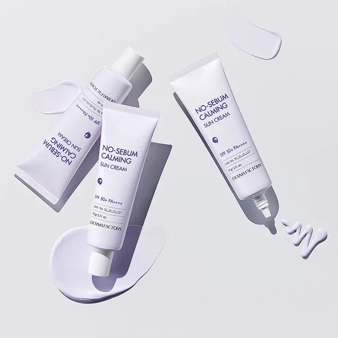 [DERMA FACTORY] No-sebum Calming Sun Cream SPF 50+ PA++++ 50g - Ballagrio