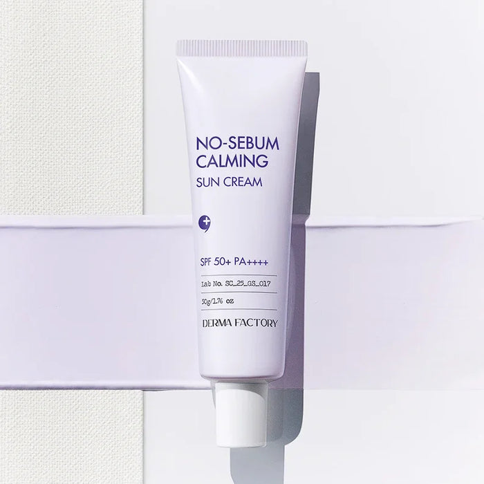 [DERMA FACTORY] No-sebum Calming Sun Cream SPF 50+ PA++++ 50g - Ballagrio