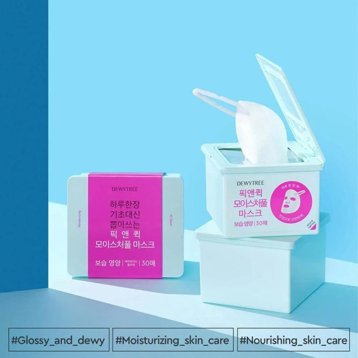 [DEWYTREE] Pick and Quick Moisture Full Mask Sheet 360g 30EA - Ballagrio
