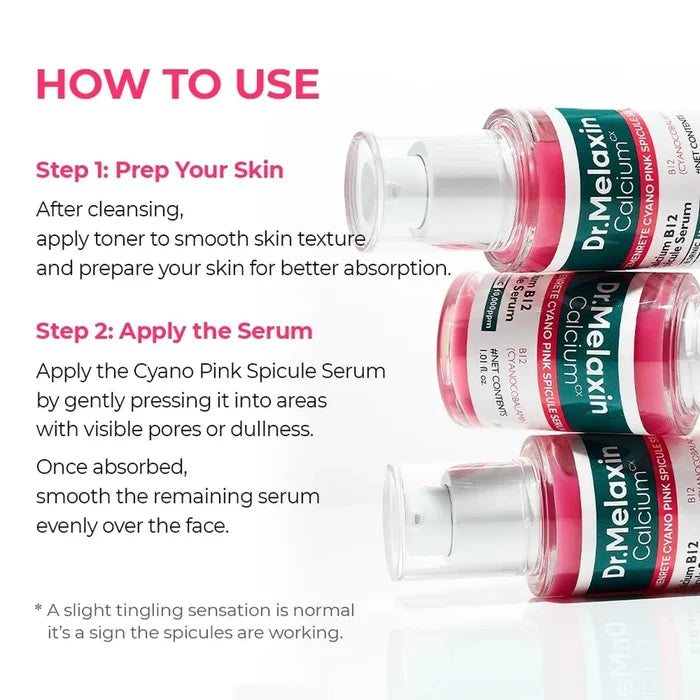 Dr. Melaxin Cemenrete Cyano Pink Spicule Serum 30Ml