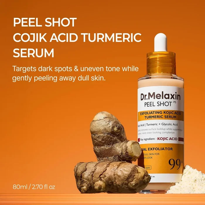 Dr. Melaxin Peel Shot Exfoliating Kojic Acid Turmeric Serum 80Ml