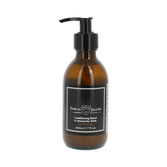 Edwin Jagger Conditioning Beard and Moustache Wash Sandalwood 200ml