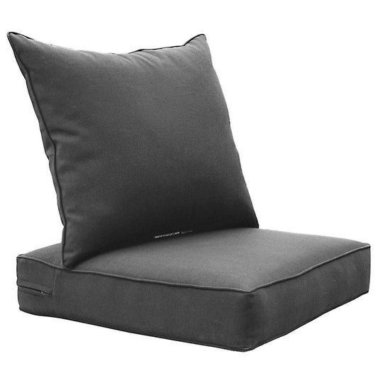 Ensemble de coussins pour chaises d'extérieur/d'intérieur, coussins de remplacement profonds pour sièges de terrasse
