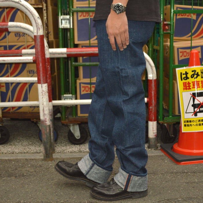 graphzero "GZ-NPST-AI" 13oz Naturally dyed nep straight Indigo