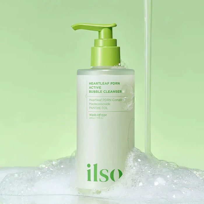 [ilso] Heartleaf PDRN Active Bubble Cleanser 200g
