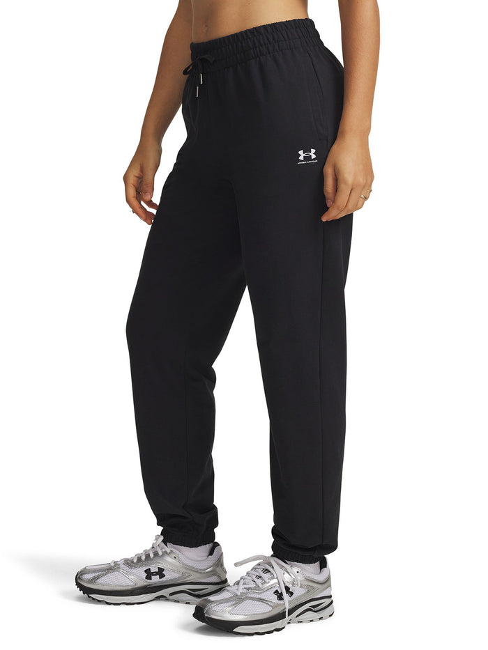 UA Sport Terry Jogger negro para mujer