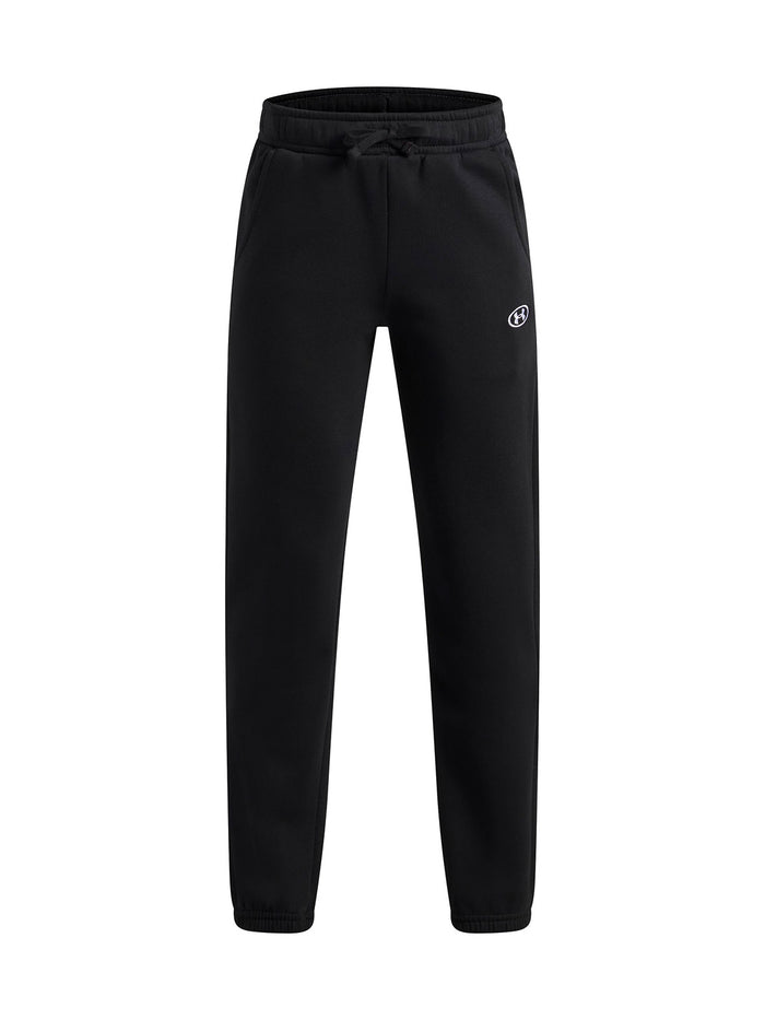 Jogger UA Rival Fleece negro para niño
