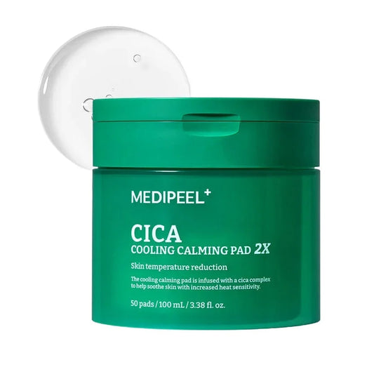 [MEDI-PEEL] Cica Cooling Calming Pad 2X 100ml 50EA - Ballagrio