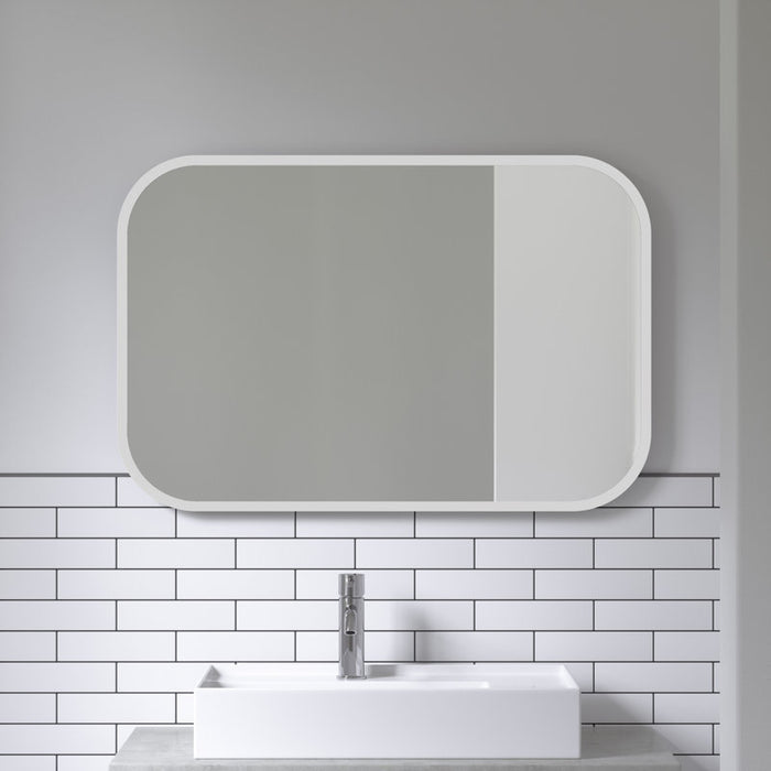 Miroir décoratif moderne Hub — Noir 24x36