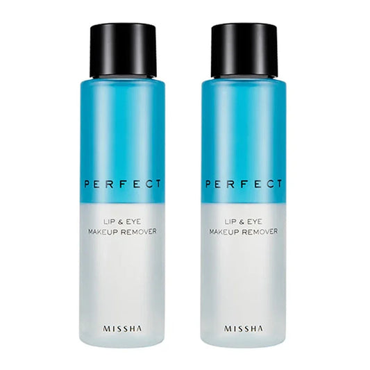 [MISSHA] Perfect Lip & Eye Makeup Remover (1+1) 155ml*2EA - Ballagrio