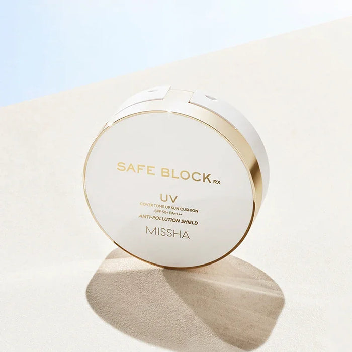 [MISSHA] Safe Block RX UV Cover Tone Up Sun Cushion SPF 50+ PA++++ 14g
